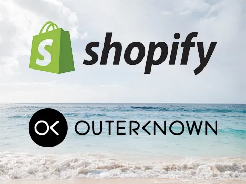 Split shipping interface showing multiple store locations and shipping options withing Shopify
